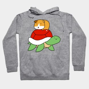 Red Shelled Turtle and Guinea Pig Hoodie